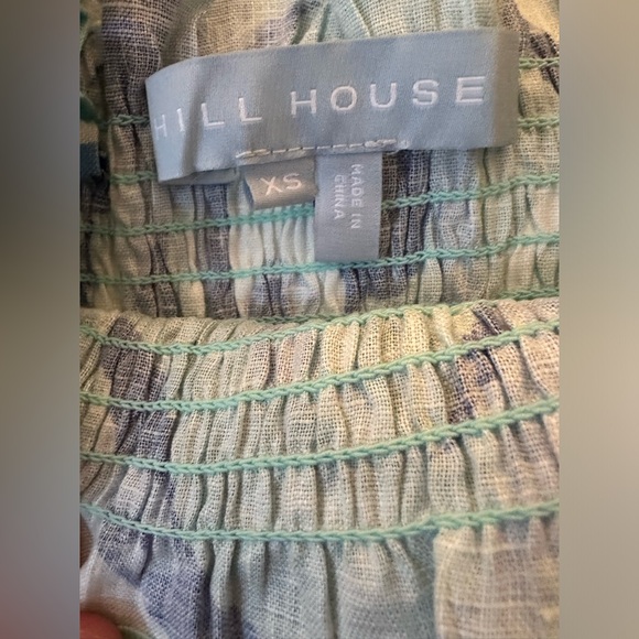 Hill House Elizabeth Nap Dress in Linen Ocean Kaleidoscope - Picture 3 of 4